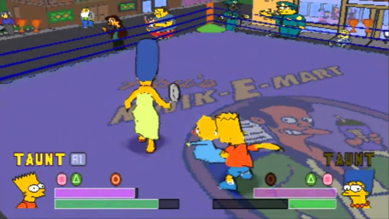 Ps1 Simpsons Wrestling