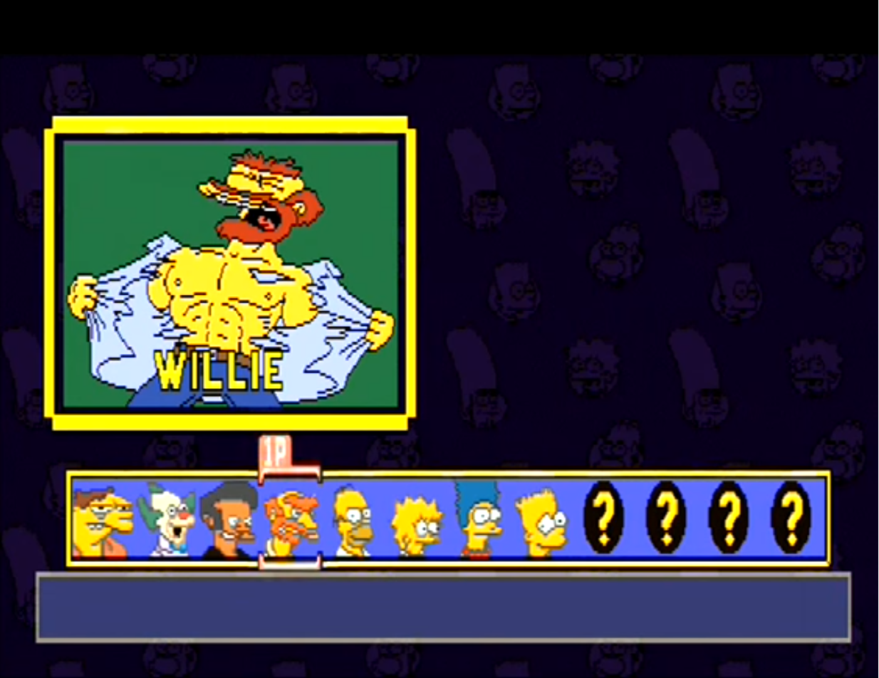 Simpsons wrestling roster